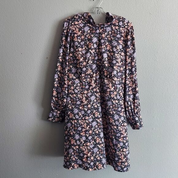 NEW H&M Open Back Floral Dress Size 16 - Picture 1 of 6